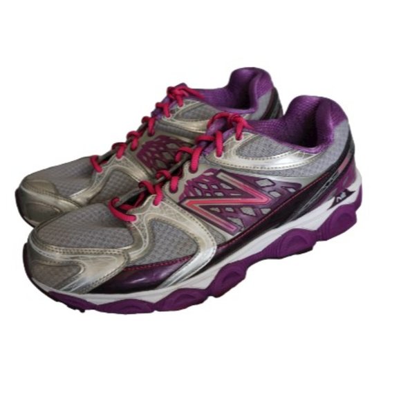 New Balance Shoes - New Balance  1340v2  Silver Purple Pink Athletic Running Shoes womens 10.5 ecu